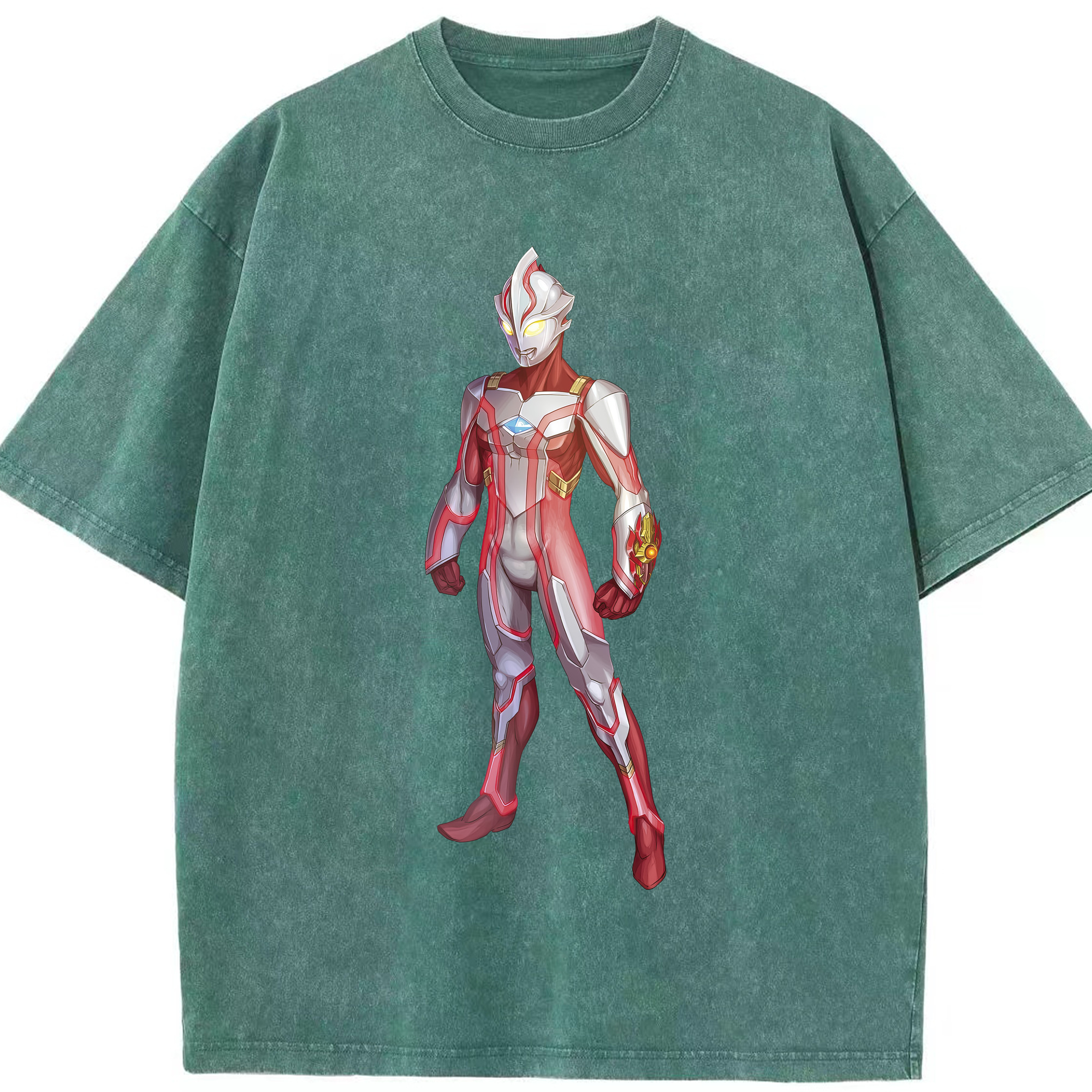 （画像用） ウルトラマン Ultraman 綿100% ヴィンテージ風 半袖Tシャツ（フロントプリント）